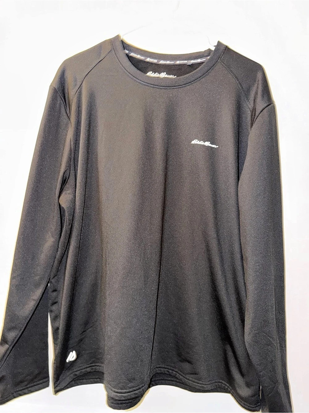Eddie Bauer Motion FreeDry Long Sleeve Crew Men's Black XXL